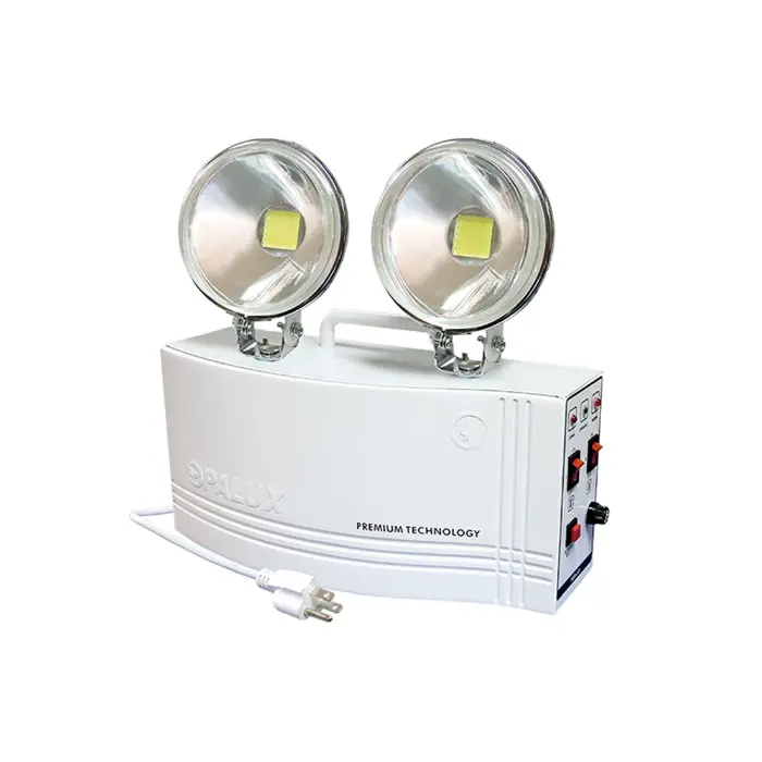 LUZ DE EMERGENCIA OPALUX 40W 4 HRS 200 MTS 1600 LUMENES TOMA A TIERRA