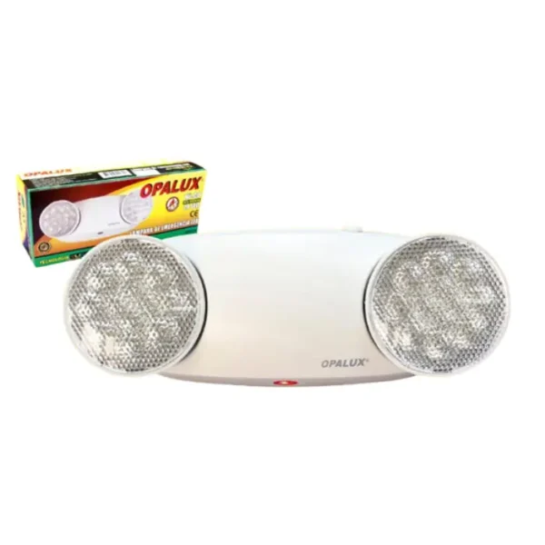 LUZ DE EMERGENCIA OPALUX 90 MIN 24 LED 70 MTS MODELO MANTIS