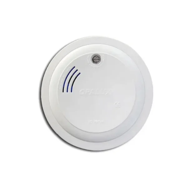 Detector de humo 9v a batería y 220v “Opalux” tipo fotoeléctrico delgado SLIM para sobreponer 100%  Original