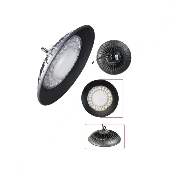 High Bay 100W LED IP65 “Opalux” Industrial para almacenes 42 leds 12000 Lumens 50,000hrs 100-240v