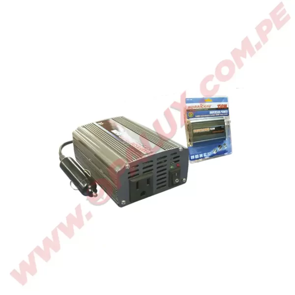 Inversor Onda Modificada  150W “Hurricane” 12v a 220v para paneles solares
