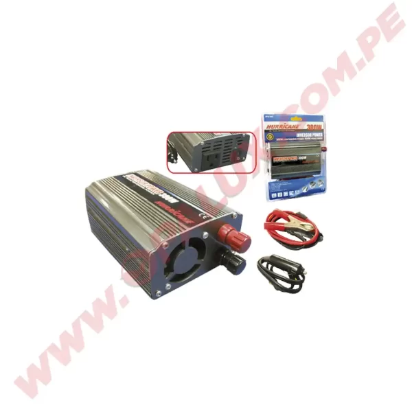 Inversor Onda Modificada  300W “Hurricane” 12v a 220v para paneles solares