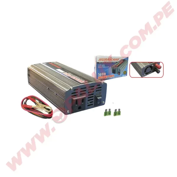 Inversor Onda Modificada  500W “Hurricane” 12v a 220v para paneles solares