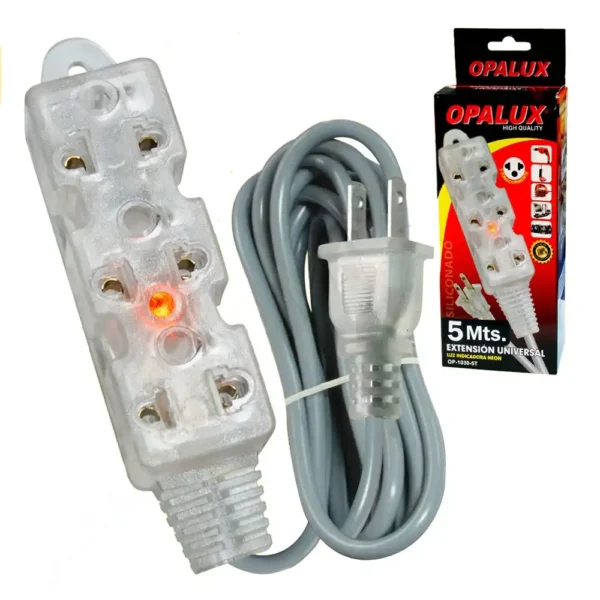 OP-1030 Extensión Universal luz indicadora neón. Medidas variadas