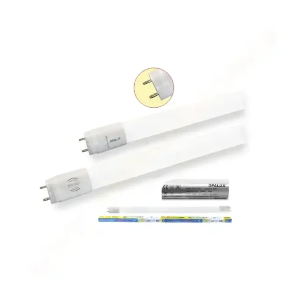 FLUORESCENTE LED 18W OPALUX 1.20MTS T8 1800LM 6500K 50,000HRS LUZ BLANCA G13 CON SENSOR DE MOVIMIENTO 360° Y FUNCIÓN STAND BY INCORPORADO