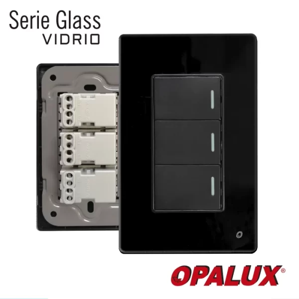 Interruptor triple dado 3.5cm