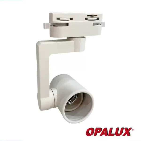 LED TRACK LIGHT PARA RIEL "OPALUX" E27 COLOR BLANCO CJX60