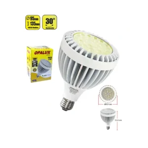 FOCO LED PAR 30 E27 40W OPALUX 4000LM 3000K 30000HRS LUZ CALIDA AMARILLA 220V