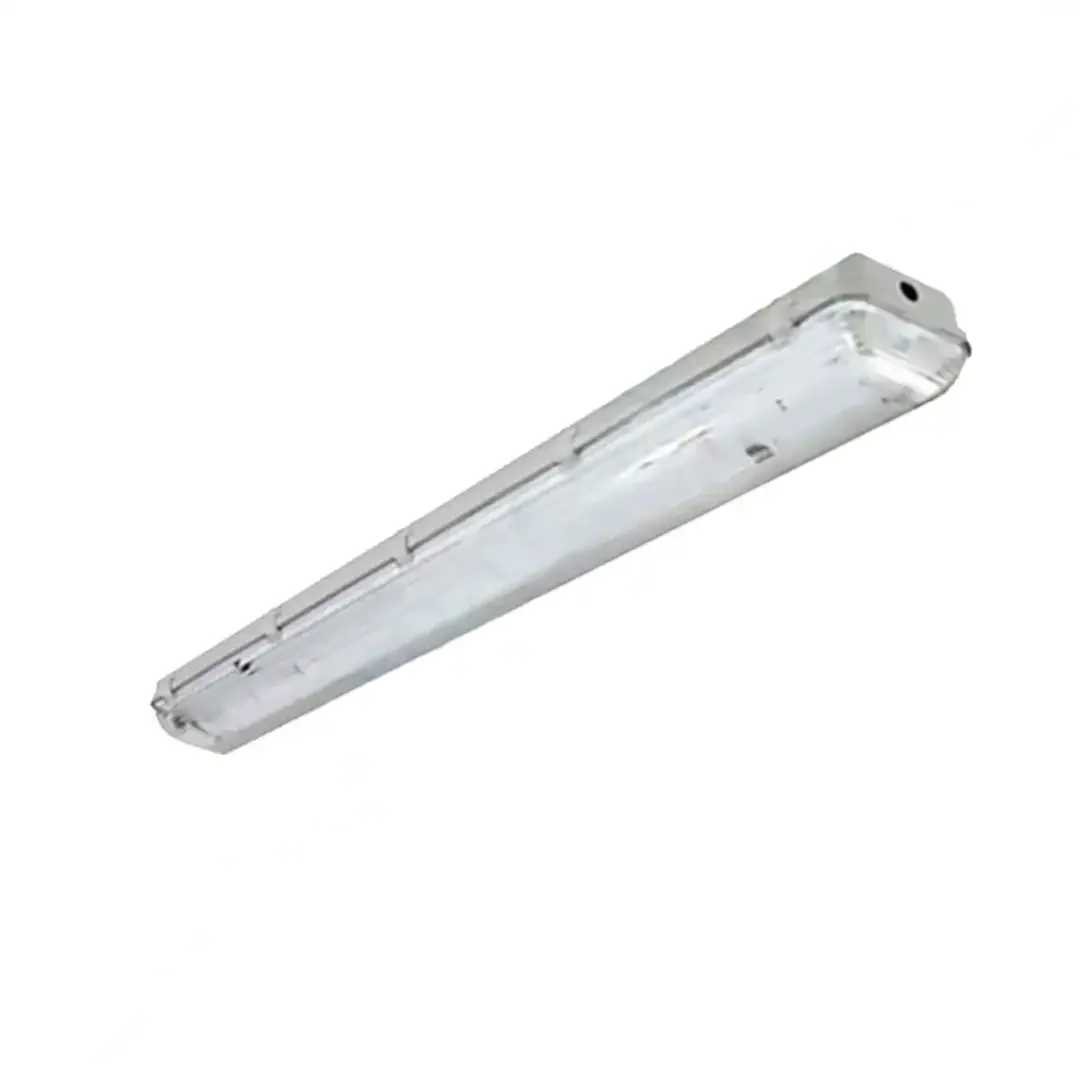 LUMINARIA HERMETICA 2X36W OPALUX PARA EXTERIORES DE ACRILICO RESISTENTE PARA 2 FLUORESCENTES LED 18W INC TERMINALES LISTAS PARA CONECTAR IP65