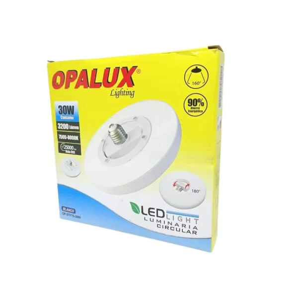 FOCO UFO 30W OPALUX 3200LM 7500K GIRATORIO - Imagen 2