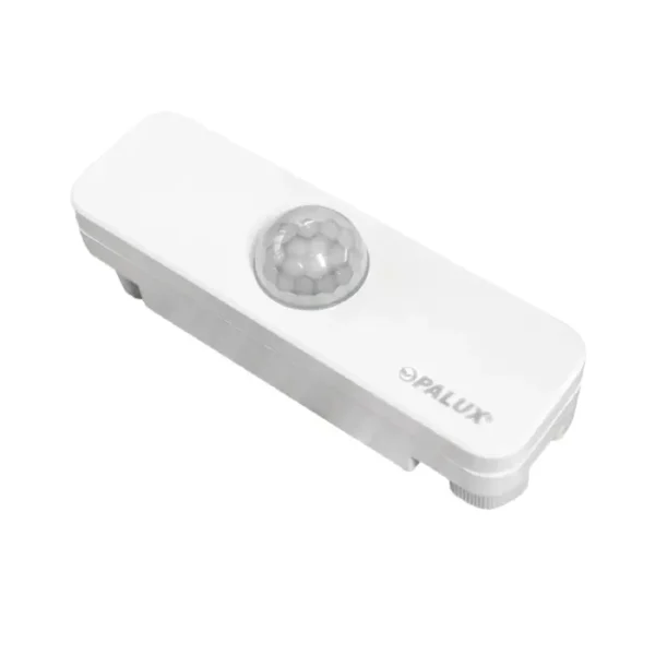 Sensor de movimiento 180° IP65 para luminarias de exteriores detección a 12 mts horizontal tecnología PIR instalación hasta 2.5mts altura tiempo 10 seg – 7 min.