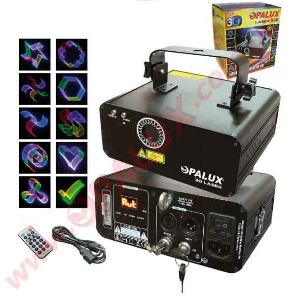 OP-15(3D) Proyector RGB Laser Opalux con efecto 3D
