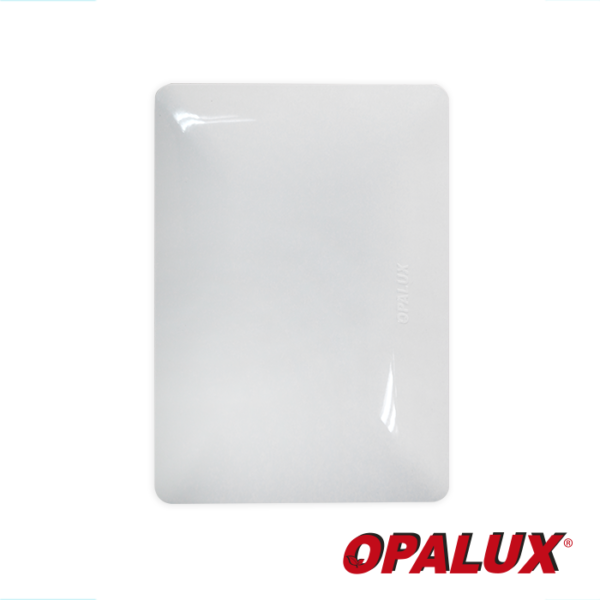 TAPA CIEGA CON SOPORTE COLOR BLANCO