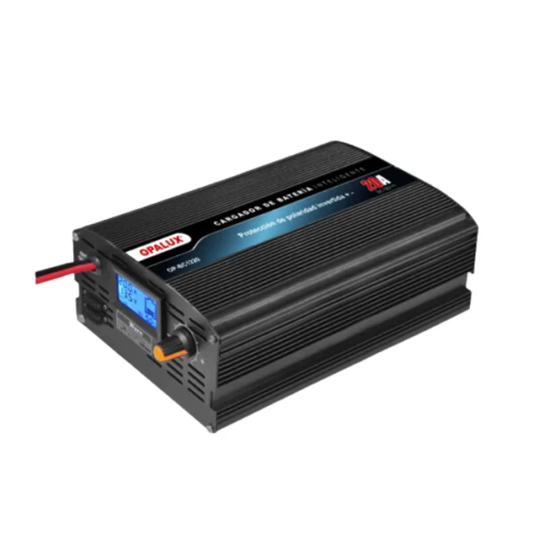 CARGADOR DE BATERÍA 20A "OPALUX" VOLTAJE DE BATERÍA 12VDC, ENTRADA DE VOLTAJE 100V-250VAC CJX20