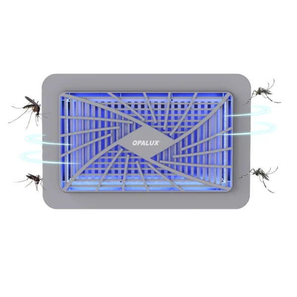 INSECTOCUTOR TIPO PANEL 6W "OPALUX" PC LED UV-LED 220-240V 60HZ C/CABLE TIPO C DC 5V