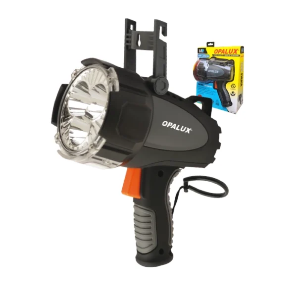 FARO PIRATA "OPALUX" 70W, 6000LM LUZ BLANCA, BAT. 7.4V (2 DE 3.7V) 2600 MAH, 400MT ALCANCE, IP67 LINTERNA FLOTANTE, INC. LENTE ROJO, 4 MODOS (ALTA,/BAJA,/SOS/LINTERNA 500LM), CARGA TIPO C