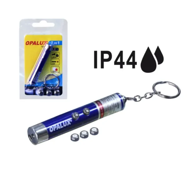 LINTERNA LED LASER "OPALUX" 2 MODOS, IP44