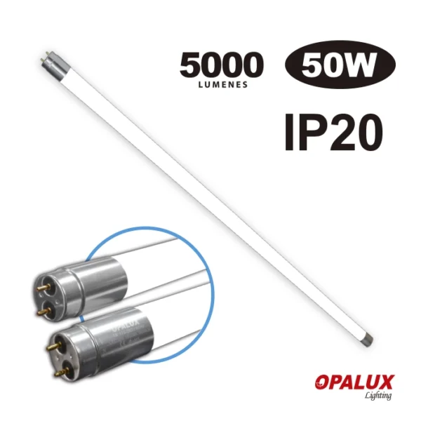 FLUORESCENTE 50W T-8 GLASS 5000LM