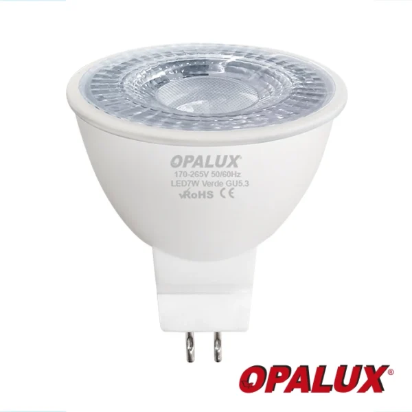 FOCO DICROICO 7W 7LED "OPALUX"