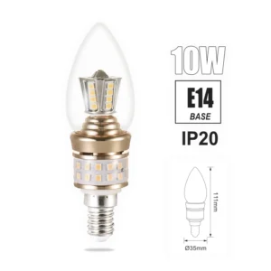 FOCO CORN TRICOLOR "OPALUX" 10W E14 VELA