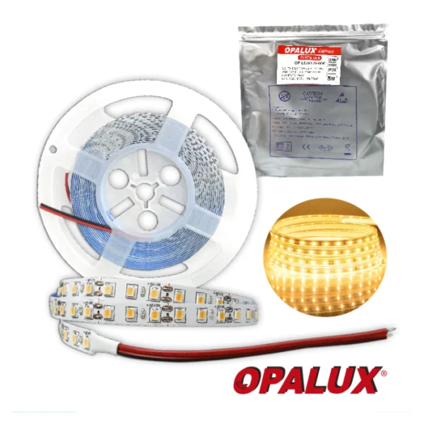 CINTA LED 3000K LED2835 120LEDS IP20 "OPALUX" 5M LUZ CALIDA   MASTERX100
