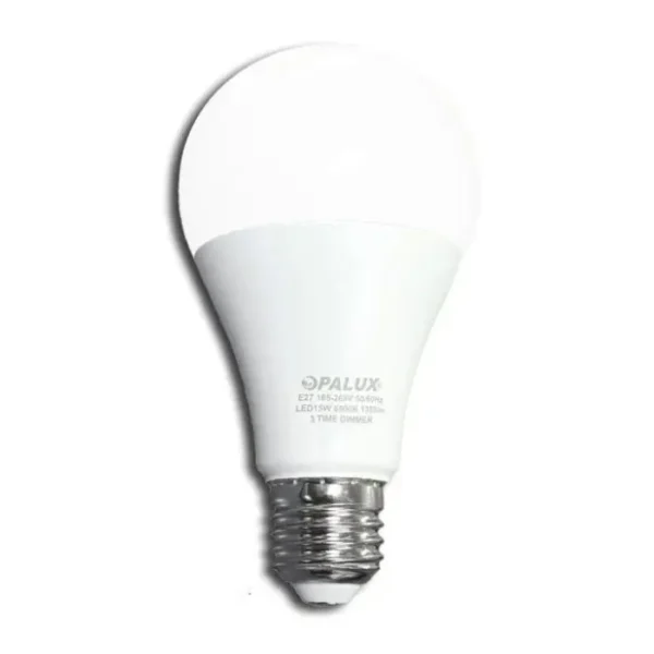 FOCO LED PARA CASA E27 9W OPALUX 800LM 6500K 25000HRS DIMMER DE 3 TIEMPOS 100% 40% 10% LUZ BLANCA 220V