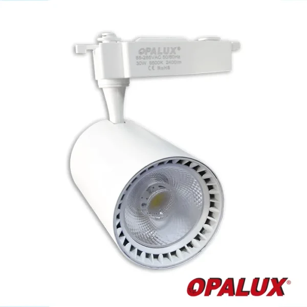 LED TRACKING SOCKET BLANCO "OPALUX"