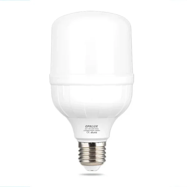FOCO LED 40W “OPALUX” 100-240V BLANCO 3600LM 6500K E27 240° CJX12