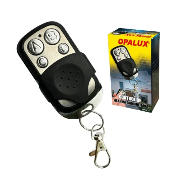 CONTROL REMOTO PARA SIRENA PARA OP-58RC CON 4 BOTONES 27A/12V
