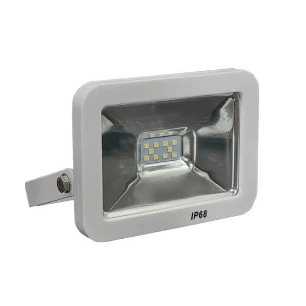 REFLECTOR LED SLIM 10W OPALUX 6V-24V 900LM 6500K IP68 EXTERIORES 50,000HRS 10LEDS LUZ BLANCA