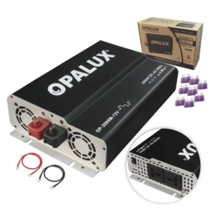 INVERSOR DE VOLTAJE DE ONDA MODIFICADA 2000W 12V "OPALUX"